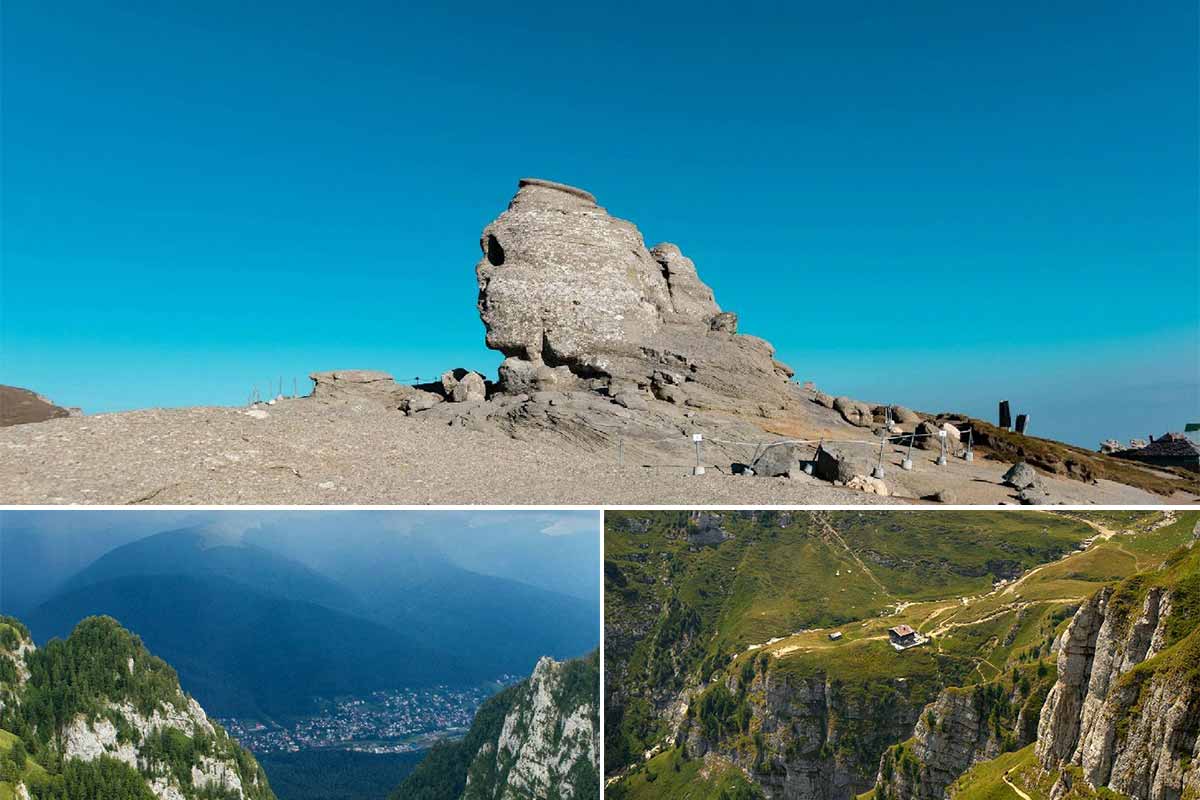 Das Bucegi Gebirge und die "Sphinx"